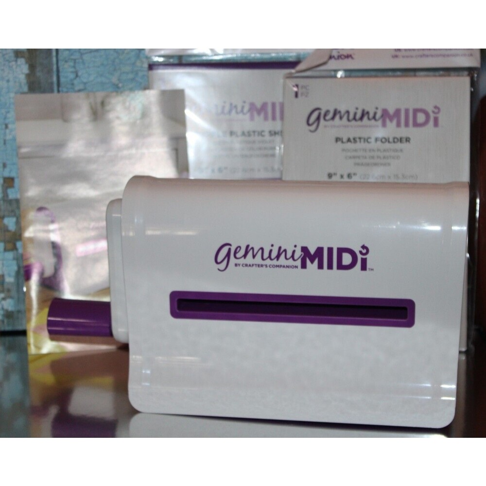 GEMINI MIDI MANUAL DIE CUTTING & EMBOSSING MACHINE  STARTER KIT WITH CASE